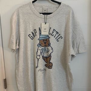 Gap Malbon Gray Graphic T-Shirt